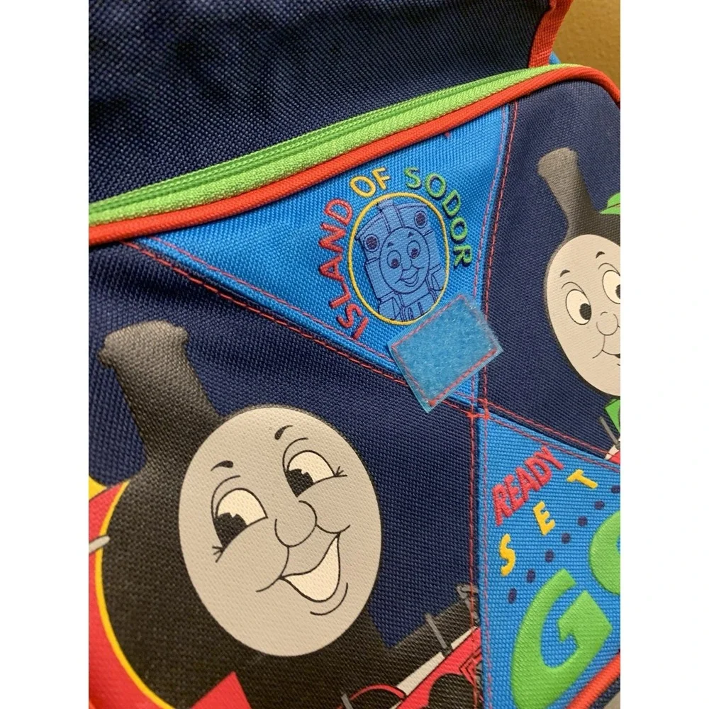 Vintage 2003 Thomas The Tank Engine And Friends Kids Backpack Y2K Book-bag